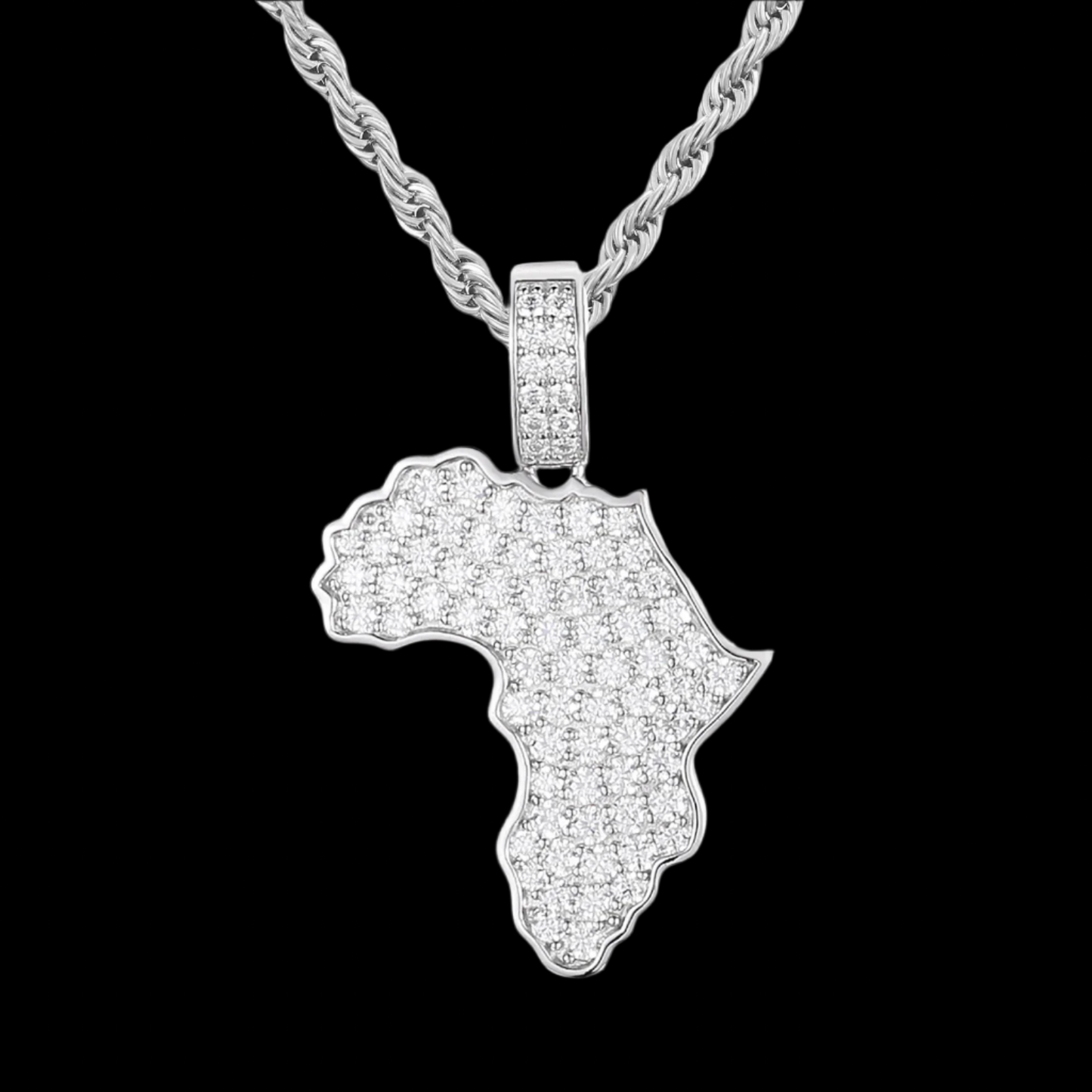 Africa Map Pendant